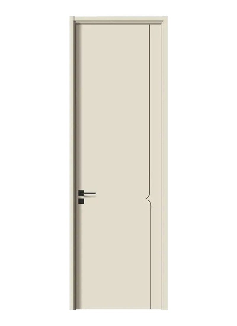 Light Beige Inlay Twin Line Door