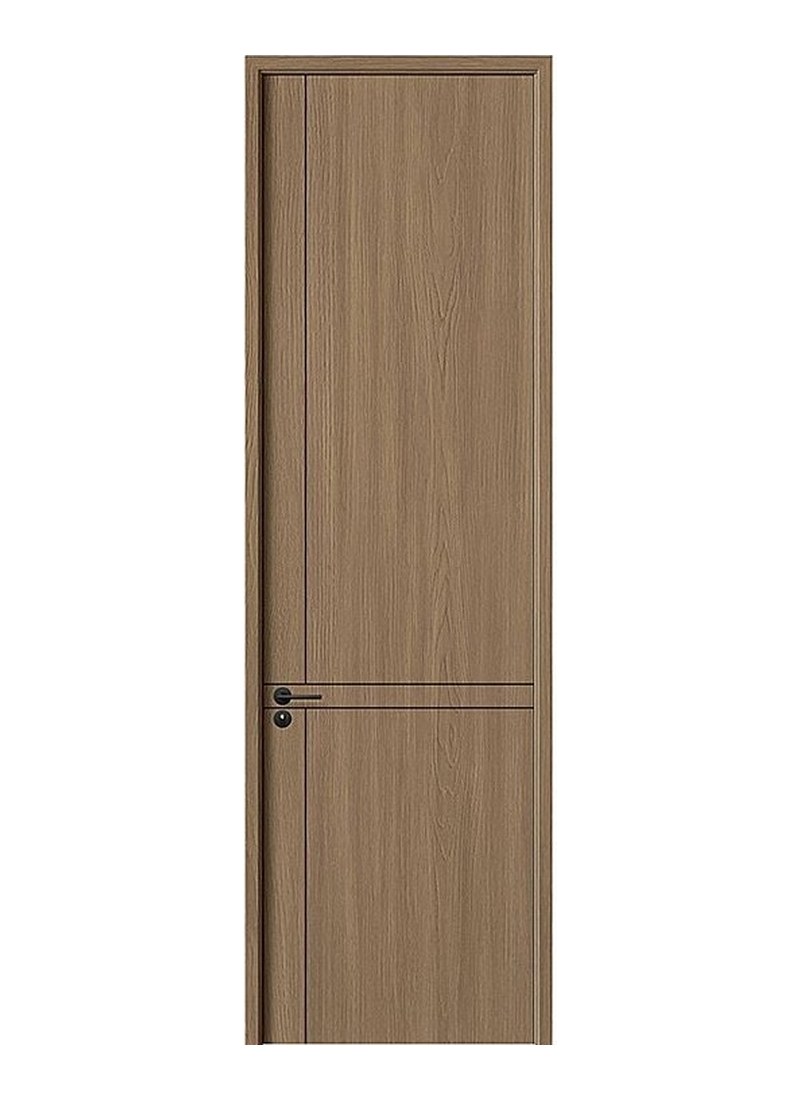 Warm Brown Inlay Line Door