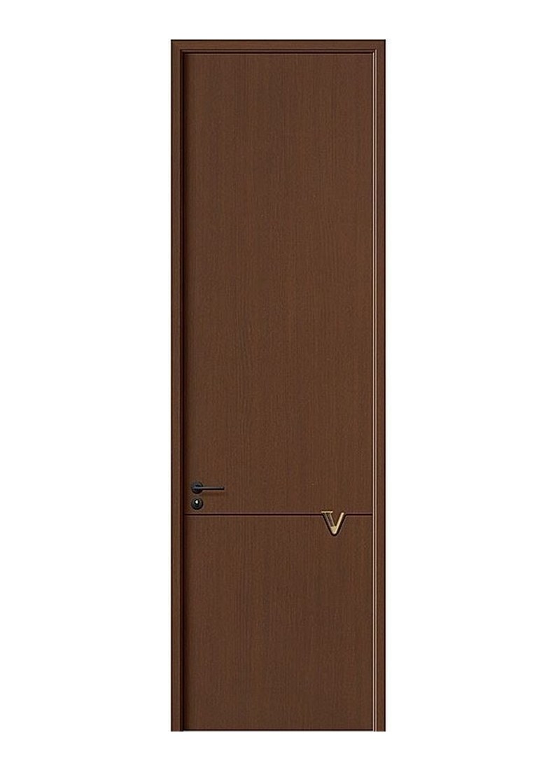 Dark Walnut Inlay Groove Door